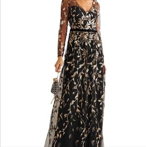 NWT Marchesa Notte Metallic Gown/Dress!